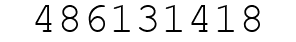 Number 486131418.