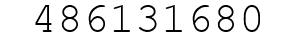 Number 486131680.