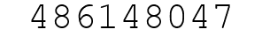 Number 486148047.