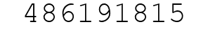 Number 486191815.