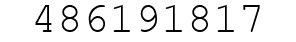 Number 486191817.