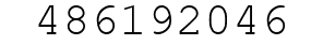 Number 486192046.