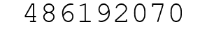 Number 486192070.
