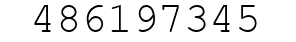Number 486197345.