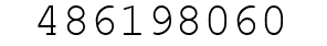 Number 486198060.