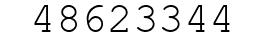 Number 48623344.