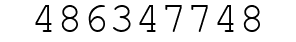 Number 486347748.