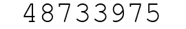 Number 48733975.