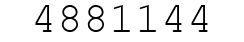 Number 4881144.