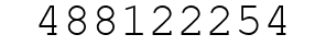 Number 488122254.