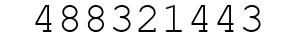 Number 488321443.