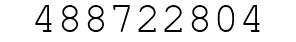 Number 488722804.