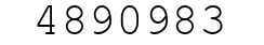 Number 4890983.