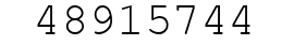 Number 48915744.