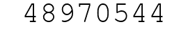 Number 48970544.