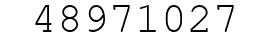 Number 48971027.