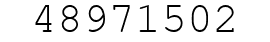 Number 48971502.