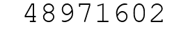 Number 48971602.