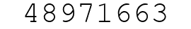 Number 48971663.