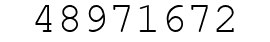 Number 48971672.