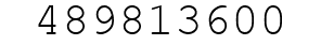 Number 489813600.