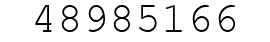 Number 48985166.