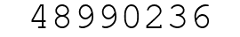 Number 48990236.