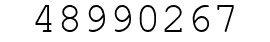 Number 48990267.