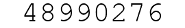 Number 48990276.