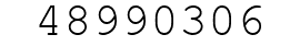 Number 48990306.