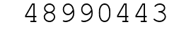 Number 48990443.
