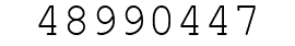 Number 48990447.