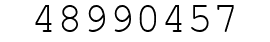Number 48990457.