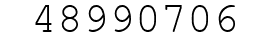 Number 48990706.