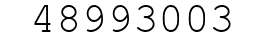 Number 48993003.