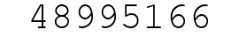 Number 48995166.