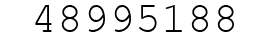 Number 48995188.