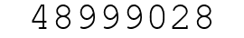Number 48999028.