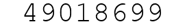 Number 49018699.