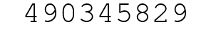 Number 490345829.