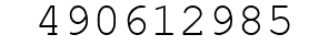 Number 490612985.