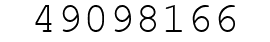 Number 49098166.