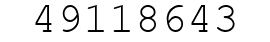 Number 49118643.