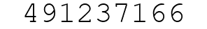 Number 491237166.