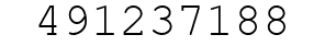 Number 491237188.