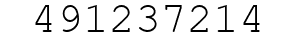 Number 491237214.