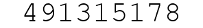 Number 491315178.