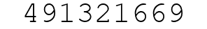 Number 491321669.