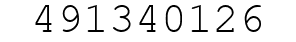 Number 491340126.