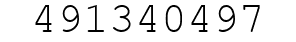 Number 491340497.